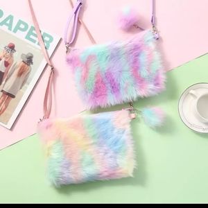 Girls Kids Rainbow Crossbody Bag